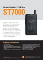 Première page de la fiche technique Motorola Solutions